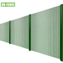 Green Black Weld Wire Mesh Anti Climb Fence